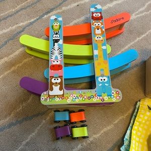 Race ramp, Montessori toy, wooden toy